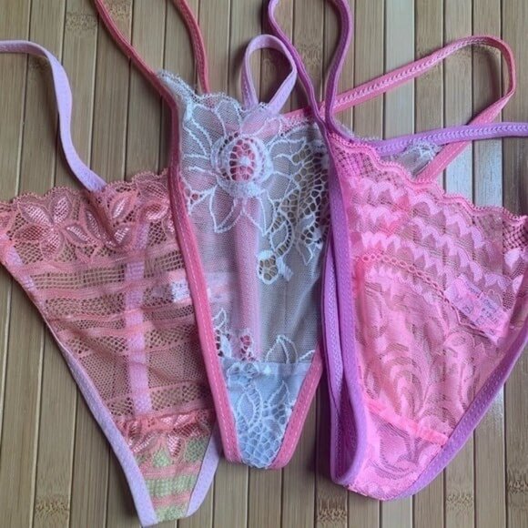 NEW Women’s 15 Pair Lace G-String Thong Set S/M - Picture 8 of 9